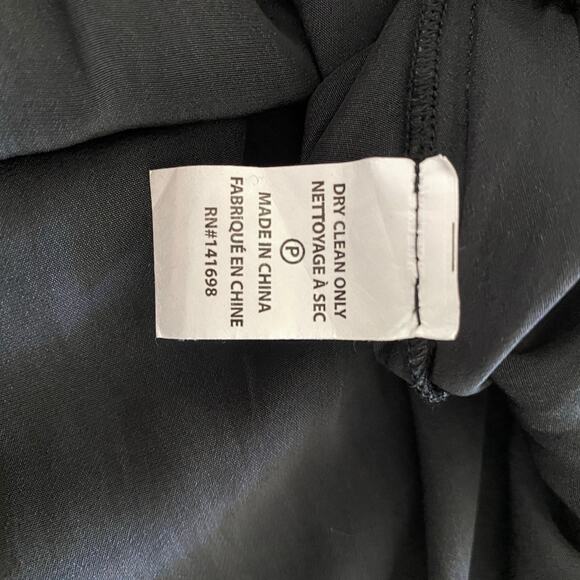 Ramy Brook Marina Cross Front Blouse Top Fits Sz S Black Long sleeve AS76361 325 - Picture 10 of 14